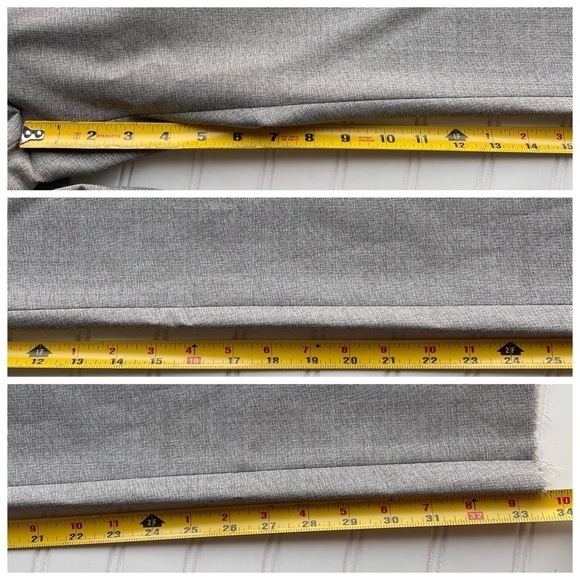 HUGO BOSS Virgin Wool Pant Trouser Taupe Gray Brown Size 30W 33L NWT Unhemmed - Picture 5 of 10